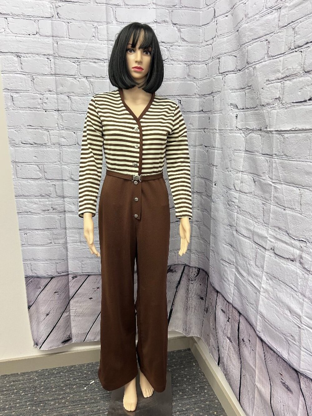 Vintage 1970's Jumpsuit with Belt